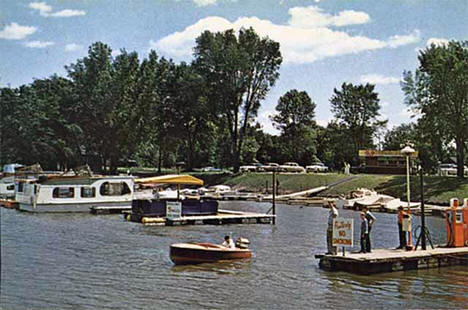 Boat harbor and marina, Winona Winona Minnesota, 1958