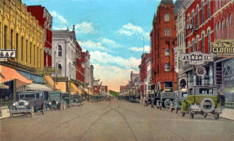 Third Street, Winona Minnesota, 1920's