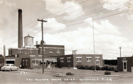 Tri County Dairy, Winthrop Minnesota, 1950's