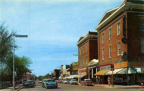 Tenth Street, Worthington Minnesota, 1958