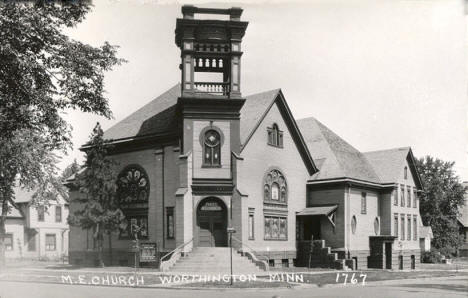 Methodist Episcopal Church, Worthington Minnesota, 1930's