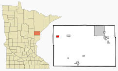 Location of Wright, Carlton County, Minnesota