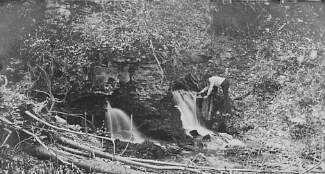 Waterfall, Wykoff Minnesota, 1906
