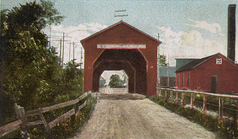 The Old Bridge, Zumbrota Minnesota, 1909