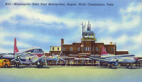 Wold Chamberlain Field Minneapolis Minnesota, 1940's