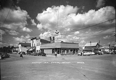 Street Scene, Cook Minnesota, 1950