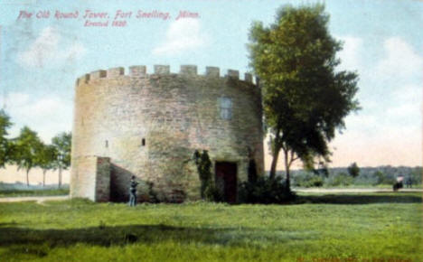 Old Round Tower, Fort Snelling, 1916