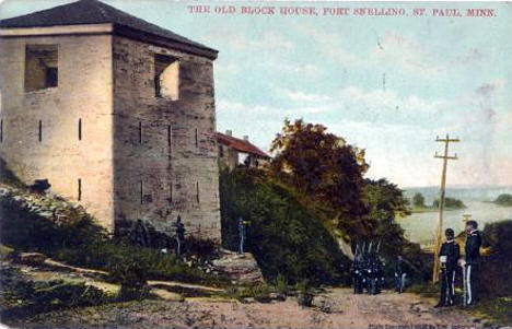 Old Blockhouse, Fort Snelling, 1910
