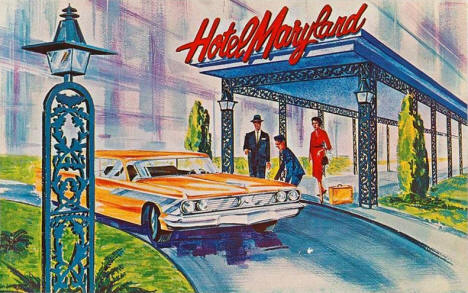 Hotel Maryland, Minneapolis Minnesota, 1950's
