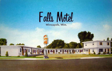 Falls Motel, Minneapolis Minnesota, 1950's