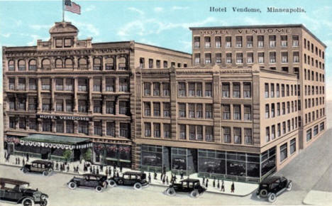 Hotel Vendome, Minneapolis Minnesota, 1920's