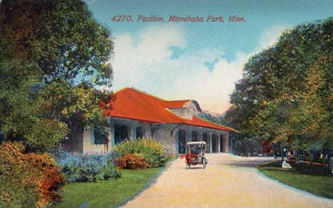 Pavilion, Minnehaha Park, Minneapolis Minnesota, 1909