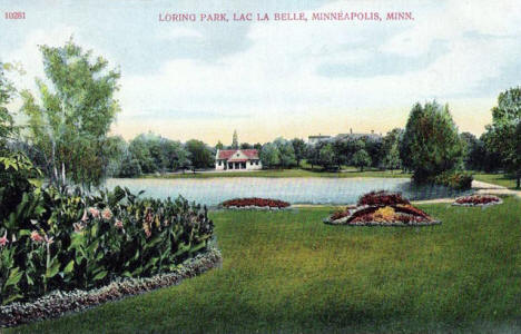 Loring Park, Lac La Belle, Minneapolis Minnesota, 1910's
