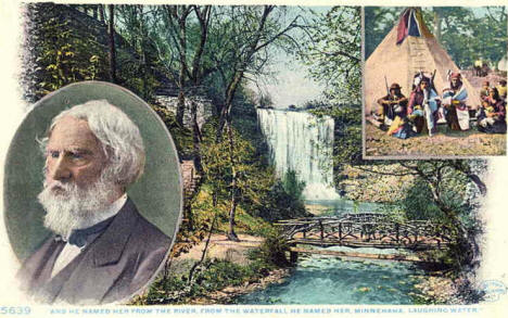 Minnehaha Falls, Minneapolis Minnesota, 1910