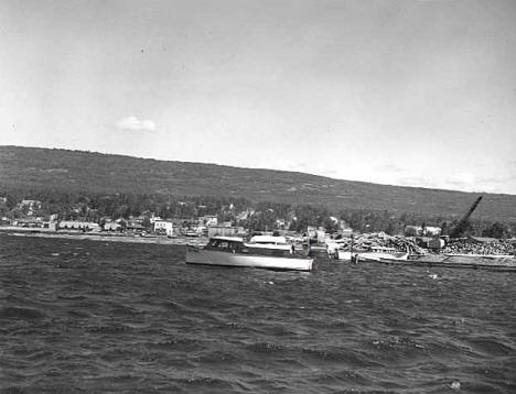 Grand Marais Harbor, 1940