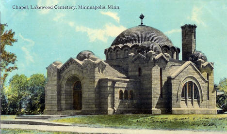 Chapel, Lakewood Cemetery, Minneapolis Minnesota, 1910's