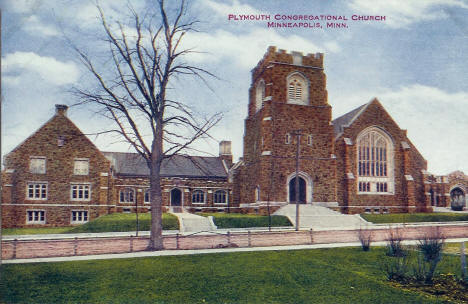 Plymouth Congregational Church, Minneapolis Minnesota, 1920's