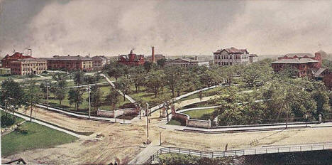 General view, University of Minnesota, Minneapolis Minnesota, 1904