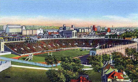 Memorial Stadium, University of Minnesota, Minneapolis Minnesota, 1940's