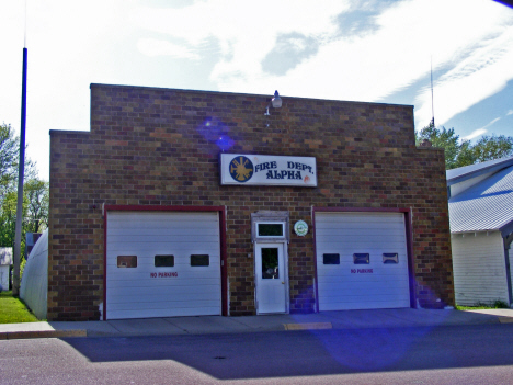 Fire Department, Alpha Minnesota, 2014