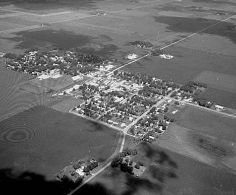 Aerial view, Amboy Minnesota, 1962
