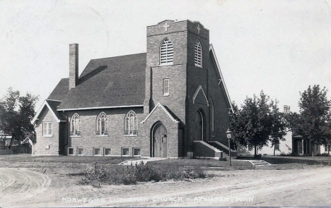 Norwegian Lutheran Church, Atwater Minnesota, 1930