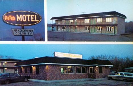 Pete's Motel and the Wagon Wheel Restaurant, Barnesville Minnesota, 1993