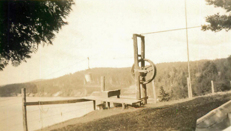 Scene at Fonstead's Resort, Beaver Bay Minnesota, 1930's