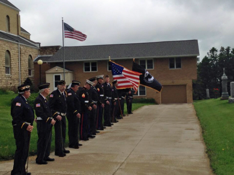 Bellechester American Legion Post 598 members, Bellechester, 2015