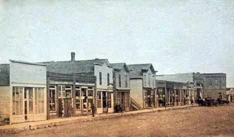 Main Street, Bellingham Minnesota, 1919