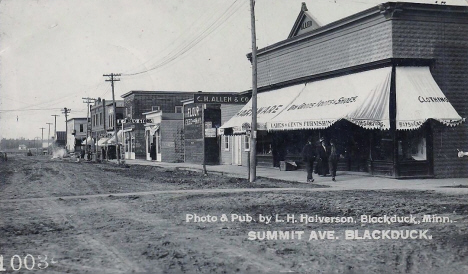 Summit Avenue, Blackduck Minnesota, 1910