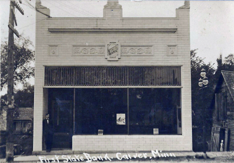 First State Bank, Carver Minnesota, 1910's