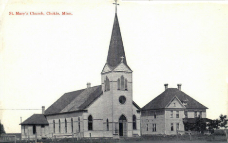 St. Mary's Church, Chokio Minnesota, 1910's