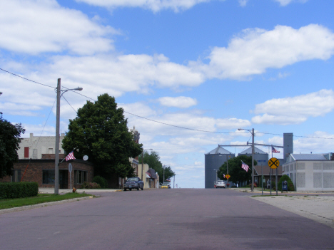 Street scene, Easton Minnesota, 2014