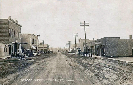 Street scene, Elk River Minnesota, 1910's