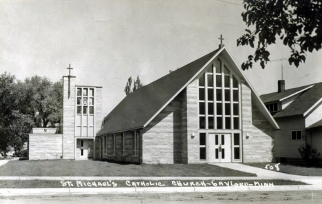 St. Michael's Catholic Church, Gaylord Minnesota, 1960's