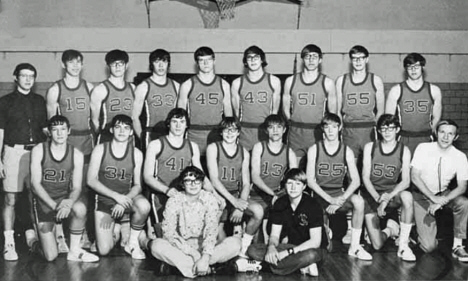 Basketball Team, Gaylord Minnesota, 1973