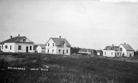 Residences, Gully Minnesota, 1910's