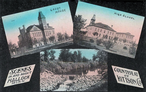 Multiple views, Hallock Minnesota, 1910's