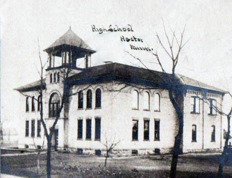 High School, Hector Minnesota, 1907