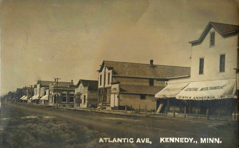 Atlantic Avenue, Kennedy Minnesota, 1910