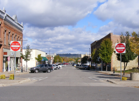 Street scene, Lake City Minnesota, 2009