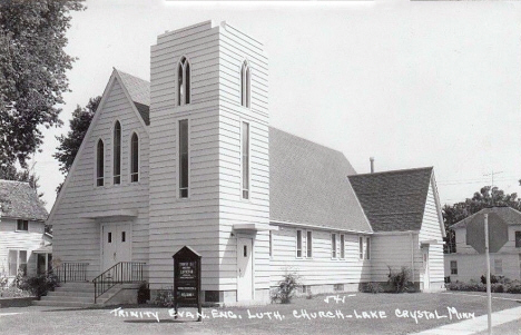 Trinity Evangelical Lutheran Church, Lake Crystal Minnesota, 1950's