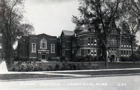 School, Lakefield Minnesota, 1940's