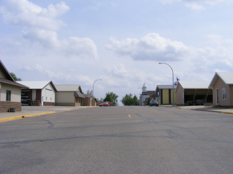 Street scene, Lismore Minnesota, 2014
