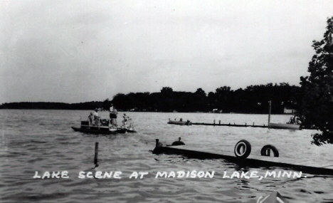 Lake scene, Madison Lake Minnesota, 1950's