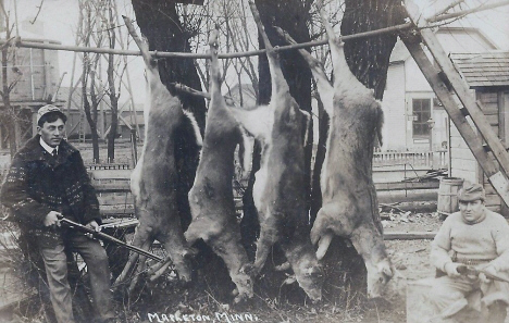 Deer hunters, Mapleton Minnesota, 1913