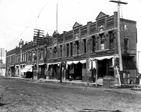 Commercial block, Mapleton Minnesota, 1910's
