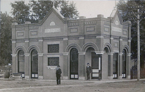 Peoples State Bank, Mazeppa Minnesota, 1909