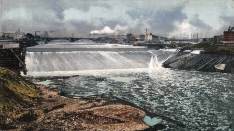 St. Anthony Falls, Minneapolis Minnesota, 1908